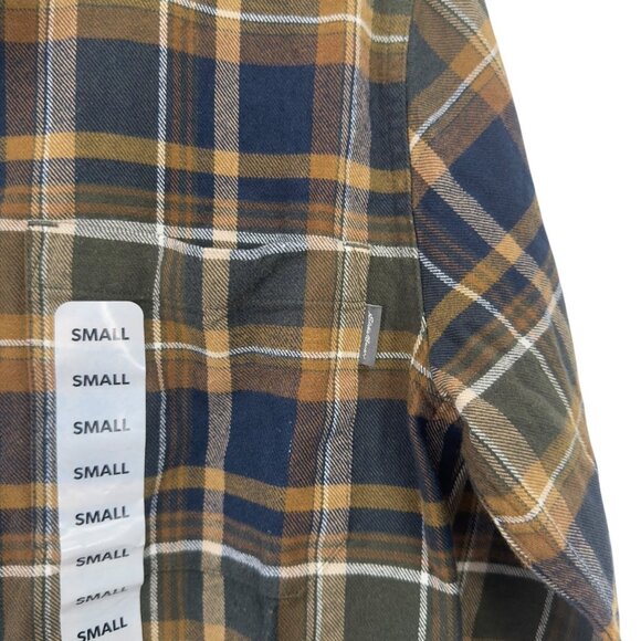 Eddie Bauer Mens Small Plaid Flannel Shirt Long Sleeve Button-Down Casual Wear - Picture 12 of 12